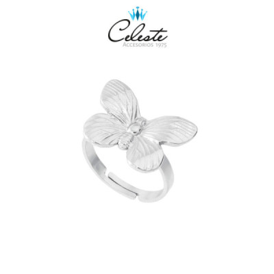 A1012 - ANILLO ACERO MARIPOSA,