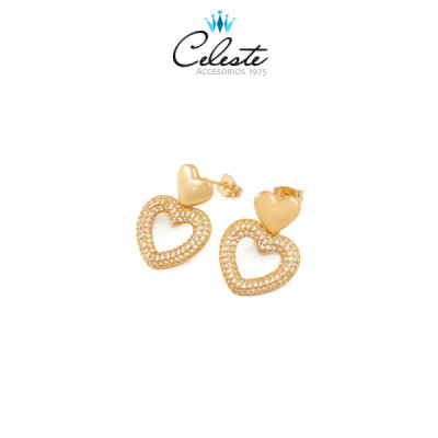 A822 - ARETE CORAZON LISO Y...