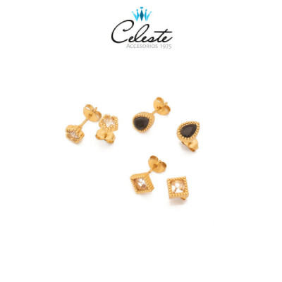 Z3067 - SET 3 TOPOS DE ACERO