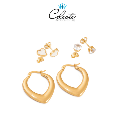 J1446 -  SET DE 3 ARETES EN...