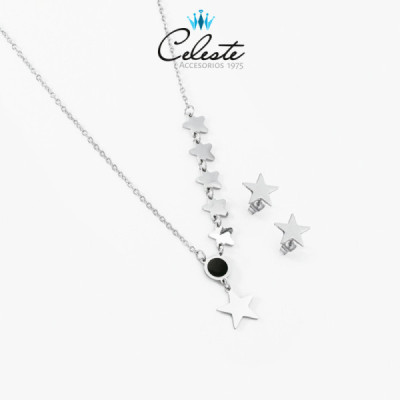 J1024 -  JUEGO ACERO ESTRELLAS