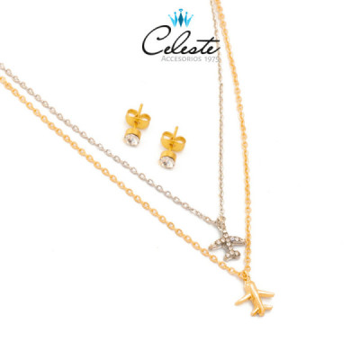 P1044-1 -  CADENA BICOLOR...