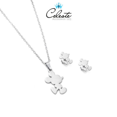 J2094 - JUEGO ACERO MICKEY