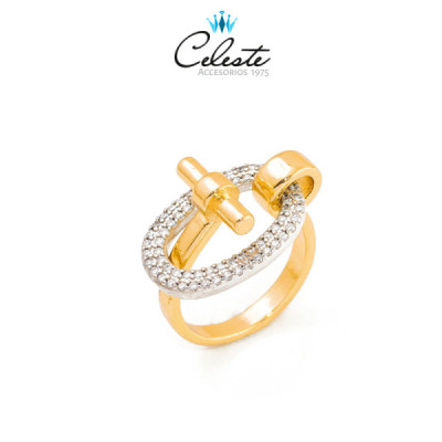 A1300 - ANILLO BICOLOR...