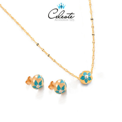 J1639 - JUEGO FIGURA FLORES...