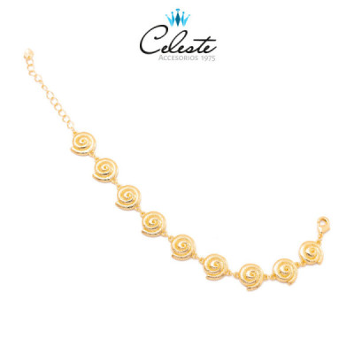 P1447 - PULSERA CARACOLES,...