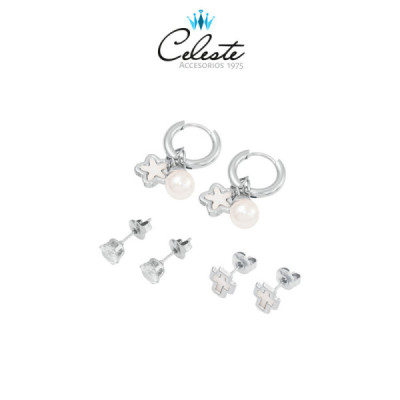 Z4105 -  SET EN ACERO TOPOS...