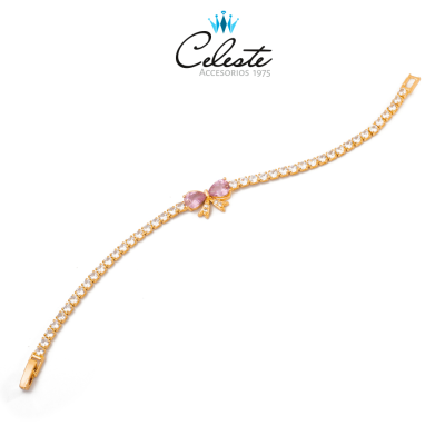 P727 - PULSERA ZIRCONES Y...