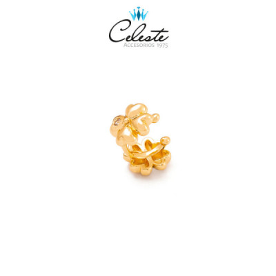 Z3541 -  EARCUFF FLOR, RODIO