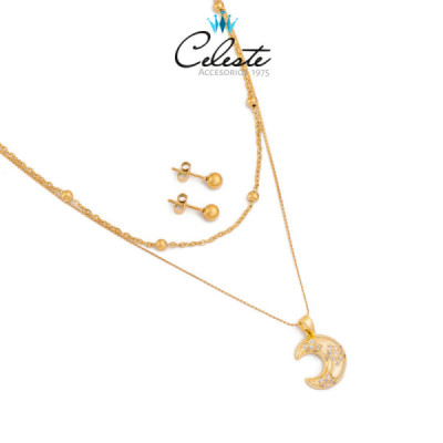 J1425 - JUEGO ACERO LUNA...