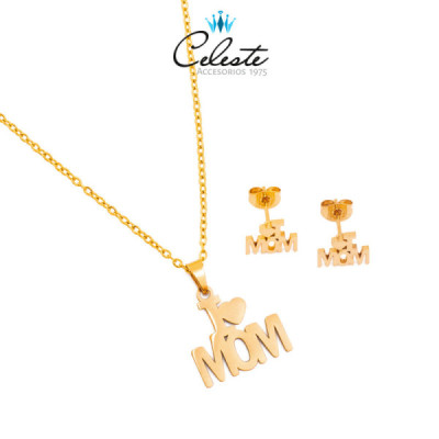 J2096 - JUEGO ACERO I LOVE...