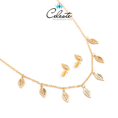 J2107 - JUEGO ACERO HOJAS