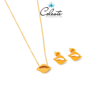 JF2435 - JUEGO ACERO LABIOS...