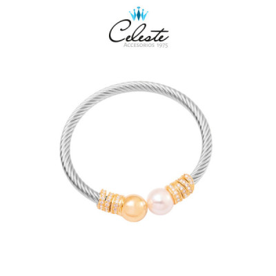 P1076 - ARO BICOLOR PERLA Y...