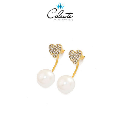 Z3329 - ARETE MAJICO PERLA...