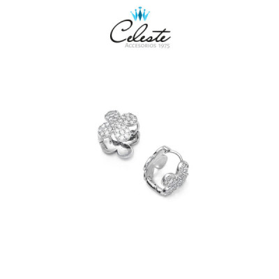 Z2049 - ARETE 2 CARAS FLOR...