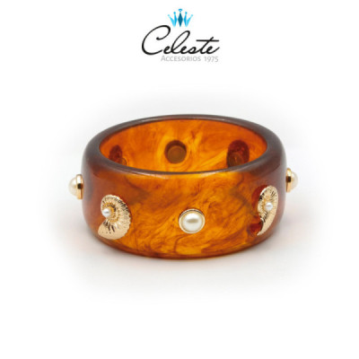P801 - PULSERA ARO PERLAS Y...