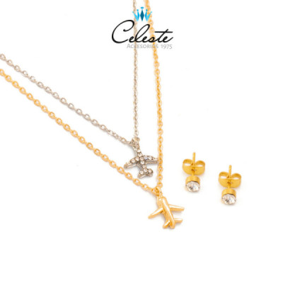 P1044-1 - CADENA BICOLOR AVION