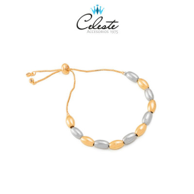 P1242 -  PULSERA BICOLOR...
