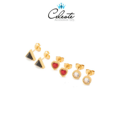 Z3068 -  SET 3 TOPOS DE ACERO