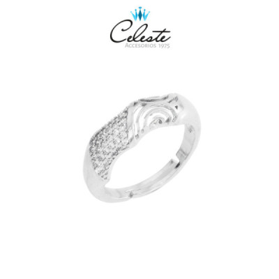 A519 - ANILLO FIGURA OLA EN...