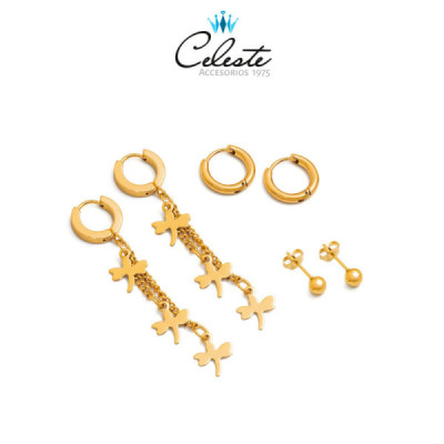 J2558 - SET DE ARETES EN...