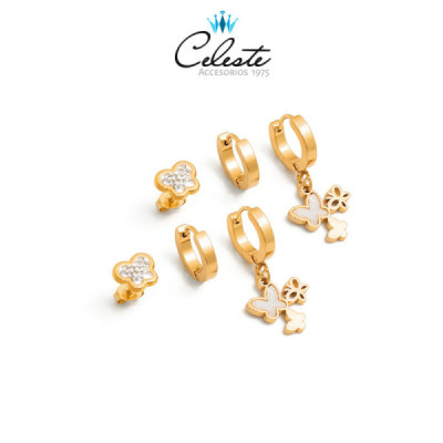 J2560 - SET DE ARETES EN...