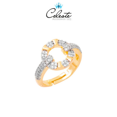 A1123 - ANILLO BICOLOR...