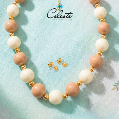 J1678 - JUEGO COLLAR BOLAS...