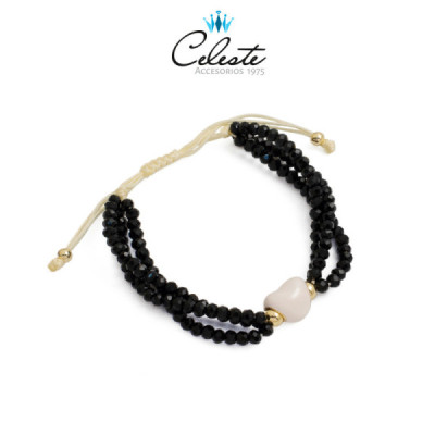 P1936 - PULSERA MURANOS 3...