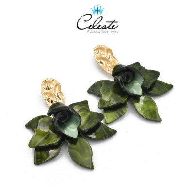 Z1763 - ARETE FLOR NACARADA...