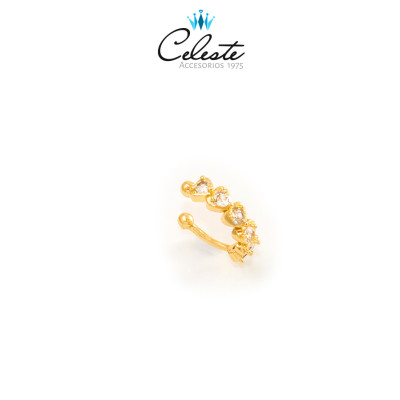 Z4191 - EARCUFF 7 ZIRCONES...