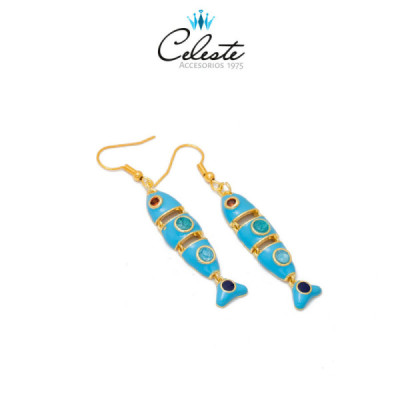 Z1681 - ARETE PEZ AZUL...