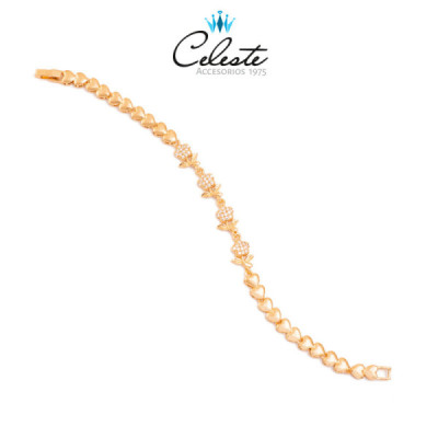 P1790 -  PULSERA CORAZONES...