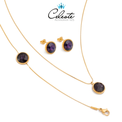 J1214 - JUEGO ACERO ZIRCON...