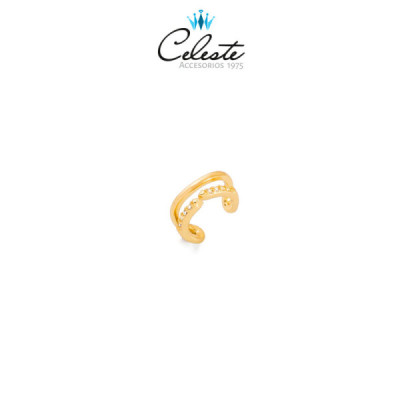Z2488 -  EARCUFF 2 LINEAS...