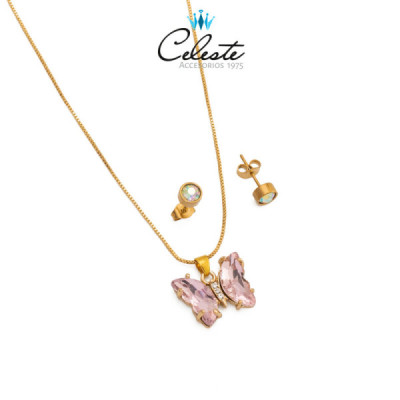 JE10 - JUEGO ACERO MARIPOSA...