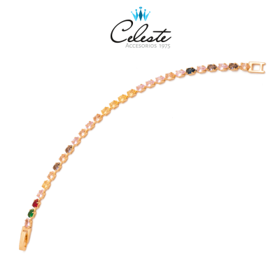 P590 - PULSERA ZIRCONES...